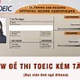 Ảnh Dự Thi Toeic